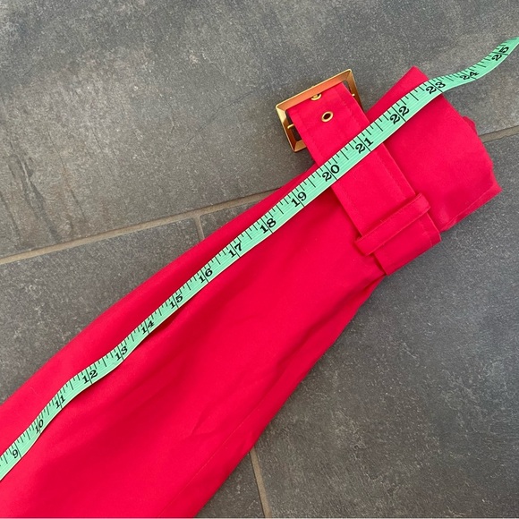 London Fog Red Short Trench Coat - Picture 16 of 16